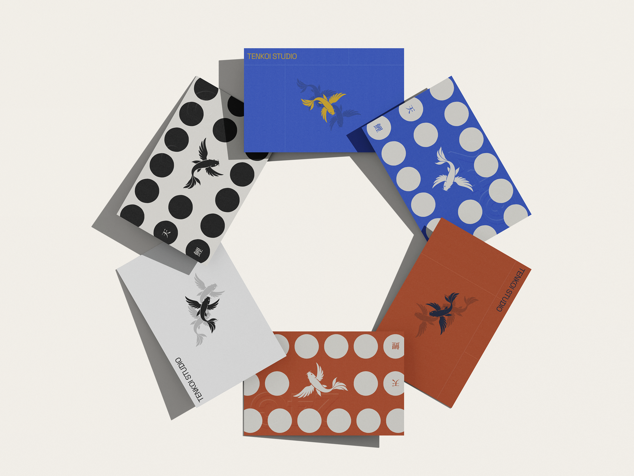Tenkoi Studio — Business card system